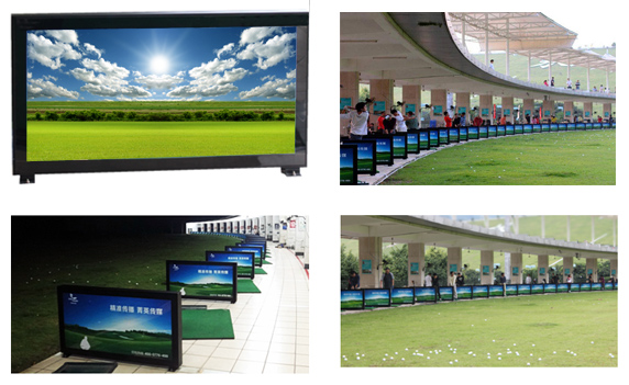 Aluminum Scrolling Signs(golf club)
